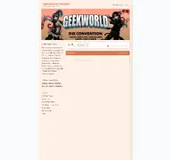 Kleine Seitenvorschau von tickets.geekworld-germany.de