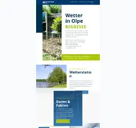 Kleine Seitenvorschau von wetterstation-olpe.de