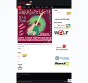 Kleine Seitenvorschau von jahninselfest.de