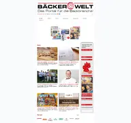 Kleine Seitenvorschau von baeckerwelt.de