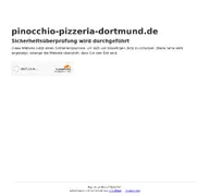 Kleine Seitenvorschau von pinocchio-pizzeria-dortmund.de
