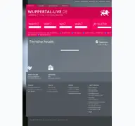 Kleine Seitenvorschau von tickets.wuppertal-live.de