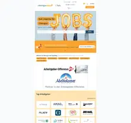 Kleine Seitenvorschau von chiemgaujobs.de