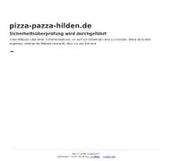 Kleine Seitenvorschau von pizza-pazza-hilden.de