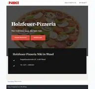 Kleine Seitenvorschau von pizza.niki-wesel.de