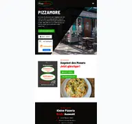 Kleine Seitenvorschau von pizzamore.de