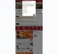 Kleine Seitenvorschau von pizzavalentino-delingsdorf.de