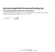 Kleine Seitenvorschau von pizzeria-gambit-braunschweig.de