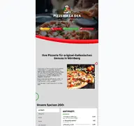 Kleine Seitenvorschau von pizzeria-ladea.de