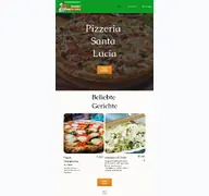 Kleine Seitenvorschau von pizzeria-santalucia.de
