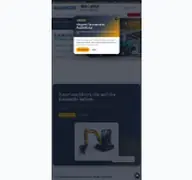 Kleine Seitenvorschau von bagger2go.de