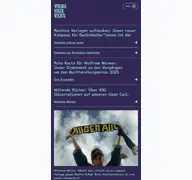 Kleine Seitenvorschau von verlagegegenrechts.de