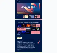 Kleine Seitenvorschau von jazzandjoy.de