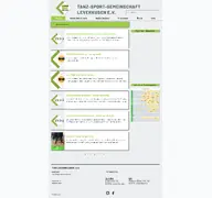 Kleine Seitenvorschau von tanzeninleverkusen.de
