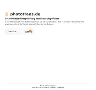 Kleine Seitenvorschau von phototrans.de