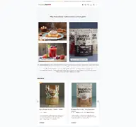 Kleine Seitenvorschau von strengthfood.de