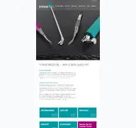 Kleine Seitenvorschau von strub-medical.de