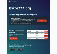 Kleine Seitenvorschau von blaze777.org