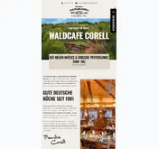 Kleine Seitenvorschau von waldcafe-corell.de