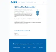 Kleine Seitenvorschau von qs-easyplan.de