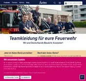 Kleine Seitenvorschau von fwtex-shop.de