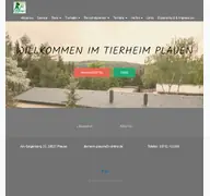Kleine Seitenvorschau von tierheim-kemmler.de