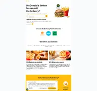 Kleine Seitenvorschau von mcdelivery.de
