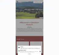 Kleine Seitenvorschau von ebersbach-musbach.de