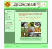 Kleine Seitenvorschau von tierheimverein-erfurt.de