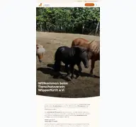 Kleine Seitenvorschau von tierheim-wipperfuerth.de