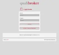 Kleine Seitenvorschau von kundenportal.qualibroker.ch