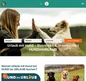 Kleine Seitenvorschau von tierische-urlaubstraeume.de