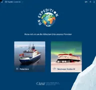 Kleine Seitenvorschau von onexpedition.awi.de