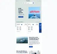 Kleine Seitenvorschau von scandlines.de