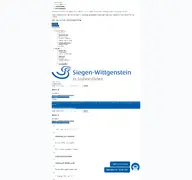 Kleine Seitenvorschau von siegen-wittgenstein.de