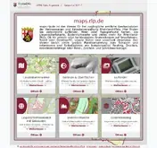 Kleine Seitenvorschau von maps.rlp.de