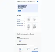 Kleine Seitenvorschau von sfgov.org