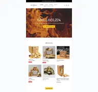 Kleine Seitenvorschau von grillholz24.de