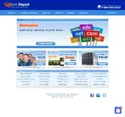 Kleine Seitenvorschau von hostdepot.com