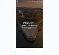 Kleine Seitenvorschau von ctg-koblenz.de