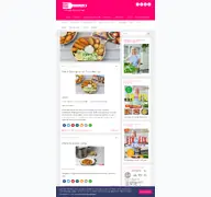 Kleine Seitenvorschau von sandraskochblog.de