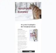 Kleine Seitenvorschau von tierspuren-europas.de