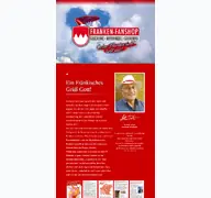 Kleine Seitenvorschau von franken-fanshop.de