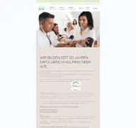Kleine Seitenvorschau von arcana-heilpraktikerschule.de