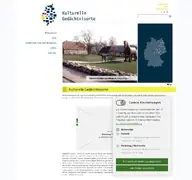 Kleine Seitenvorschau von kulturelle-gedaechtnisorte.de