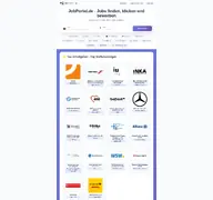 Kleine Seitenvorschau von jobportal.de
