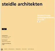Kleine Seitenvorschau von steidle-architekten.de