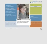 Kleine Seitenvorschau von timeboard.de