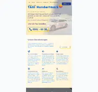 Kleine Seitenvorschau von taxi-hundertmark.de