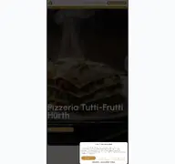 Kleine Seitenvorschau von pizza-tuttifrutti.de